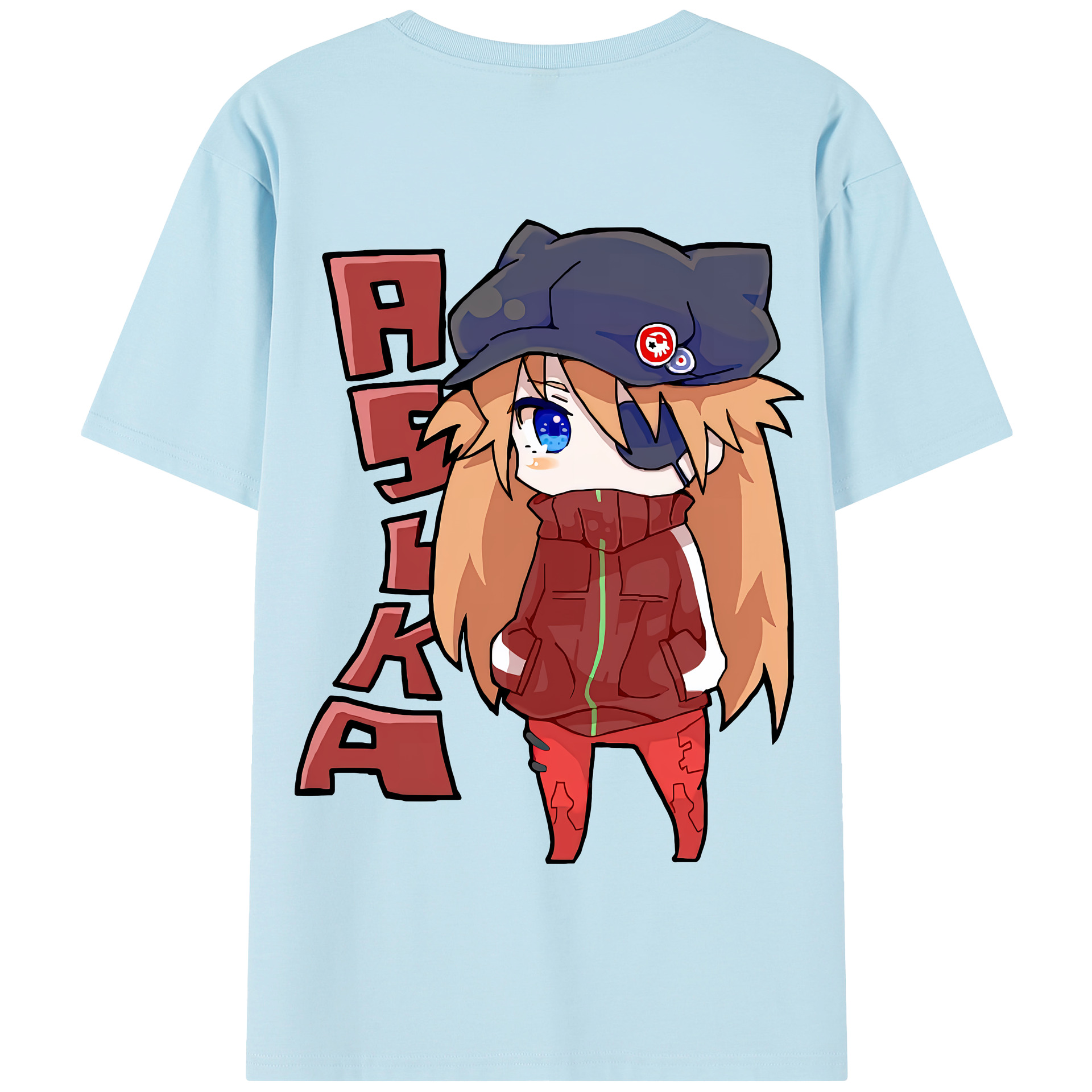 （画像用） EVA 新世紀エヴァンゲリオン 綿100％半袖Tシャツ（背面プリント）